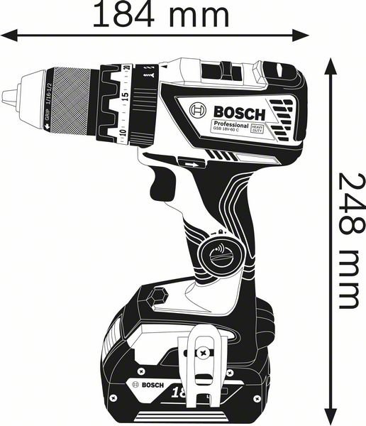 Bosch GSB 18V-60 C Professional |  | V-liftverkkokauppa.fi